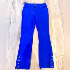 Jaanuu scrub pants gold buttons small S